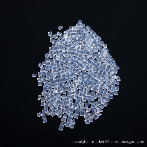 transparent Italy keratin grain keratin glue keratin pellet granule beads for Pre-bonded hair extensions